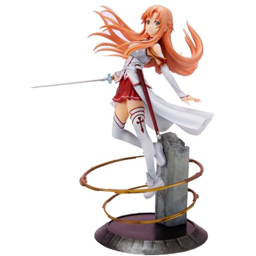 Anjinguang Asuna Yuuki Figur Anime Charakter Action Figur 21cm PVC Cartoon Figuren Sammlerstück Statue Modell Desktop Ornament Tischdekoration von Anjinguang