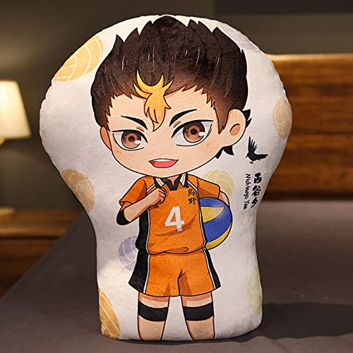 Anjinguang Haikyuu Plüschkissen 30cm Hinata Shoyo Kageyama Tobio Yuu Nishinoya Anime Haikyuu Plüschkissen Nette Plüschpuppe Wohnkultur Sammlerpuppe von Anjinguang