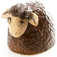 Entzückendes Braunes Walnuss Schaf Handgemachtes Niedliches Keramik Ornament Für Ein Wohndekor von AnkaChristof