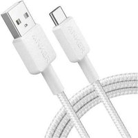 322 usb-a auf usb-c Kabel 180cm geflochten weiß (A81H6G21) - Anker von Anker