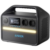 Anker 535 PowerHouse Powerstation 160000 mAh LiFePO 4 Schwarz LED Taschenlampe, mit Laderegler von Anker