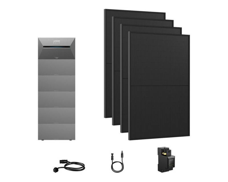 Anker Balkonkraftwerk 1760W Anker SOLIX Solarbank 3 E2700 Pro mit Zusatzsakkus und MC4 Kabel von Anker