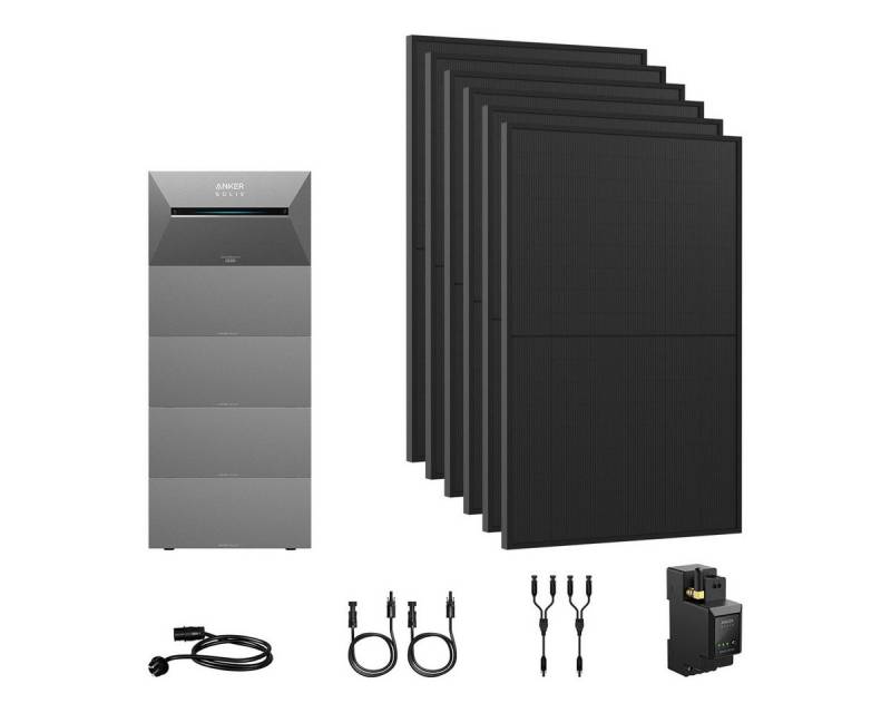 Anker Balkonkraftwerk 2640W Anker SOLIX Solarbank 3 E2700 Pro mit Zusatzsakkus und MC4 Kabel von Anker