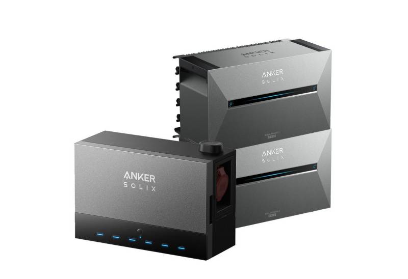 Anker Balkonkraftwerk Anker SOLIX Power Dock mit 1/2/3 Anker SOLIX Solarbank 3 E2700 Pro, (Set, 1Anker SOLIX Power Dock +1/2/3 Anker SOLIx Solarbank3 E2700 Pro) von Anker
