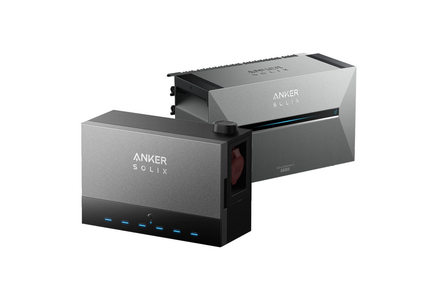 Anker Balkonkraftwerk Anker SOLIX Power Dock mit 1/2/3 Anker SOLIX Solarbank 3 E2700 Pro, (Set, 1Anker SOLIX Power Dock +1/2/3 Anker SOLIx Solarbank3 E2700 Pro) von Anker