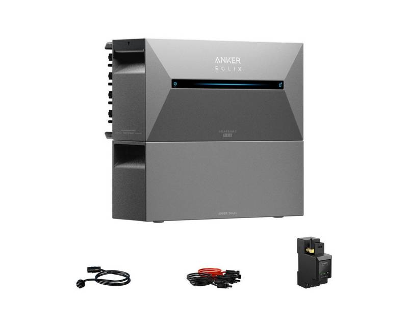 Anker Balkonkraftwerk Anker Solix Solarbank 2 E1600 Pro Speicher mit Zusatzsakkus, (Smart Meter im Lieferumfang enthalten), Speicher mit integriertem Wechselrichter, All-in-One 1600 Wh Akku von Anker