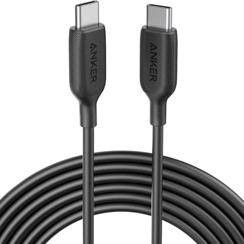 Anker PowerLine III USB C auf USB C Kabel, blitzschnelles Ladekabel 60W, 3m lang für iPhone 16/15 Serie, MacBook Pro/Air, iPad Pro/Air, Galaxy S24, Pixel, Switch, LG und mehr von Anker