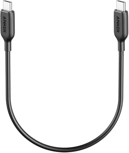 Anker PowerLine III USB-C auf USB-C Ladekabel,30cm langes blitzschnelles Ladekabel mit 60W Power Delivery PD für MacBook, iPad Pro 2020, Galaxy S10 Plus S9 S8 Plus, Pixel,und viele mehr von Anker