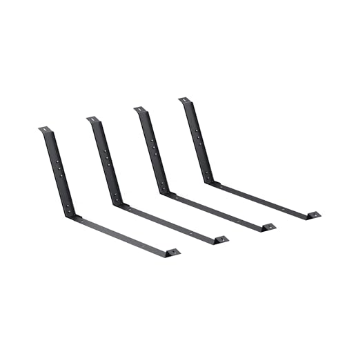 Anker SOLIX Solarmodulhalterung für Flachdach und Garten, 2er-Pack, Solarpanel-Halterung, Für Flachdach Garten Terrasse Boden, Einfache Installation, Anti-Rutsch-Design, 20° Neigungswinkel, in Schwarz von Anker