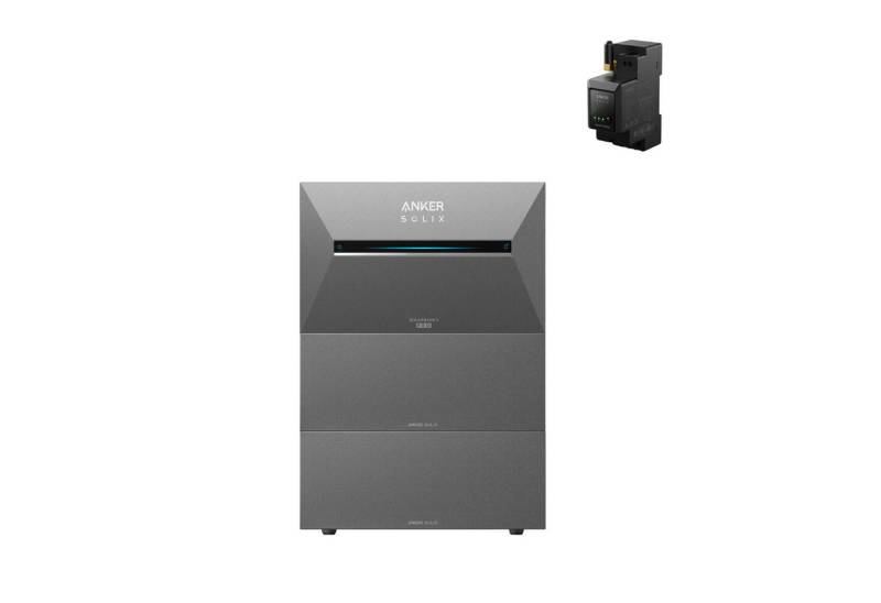 Anker Balkonkraftwerk Anker SOLIX Solarbank 3 E2700 Pro mit Speicher für Balkonkraftwerk, 1800 W, (Speicher mit integriertem Wechselrichter, All-in-One Stromspeicher 2,668kWh), KI-optimiertes Balkonkraftwerk mit Speicher - dynamische Überwachung von Anker