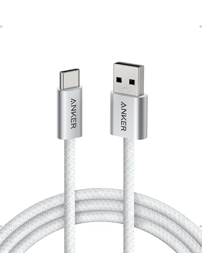 Anker Zolo USB auf USB-C Kabel, nahtlose CarPlay-Verbindung, 1,8m robustes, geflochtenes USB-C Kabel für Schnellladen, Premium-Design mit schlankem Stecker, Für iPhone 16/15 Serie, iPad Pro, und mehr Anker Zolo USB auf USB-C Kabel, nahtlose CarPlay-Verbindung, 1,8m robustes, geflochtenes USB-C Kabel für Schnellladen, Premium-Design mit schlankem Stecker, Für iPhone 16/15 Serie, iPad Pro, und mehr von Anker