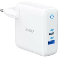 Anker - PowerPort pd+ 2 1xC 20W 1xA 15W Netzteil Weiß eu Plug (A2636G21) von Anker