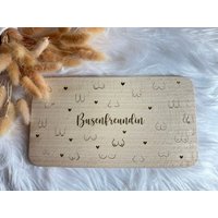 Busenfreundin Frühstücksbrett Als Geschenkidee Für Die Beste Freundin | Geschenk Zum Geburtstag Mitbringsel von AnkerLinni