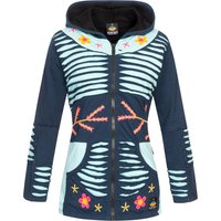 ankerglut Fleecejacke "Patchwork Multicolor NUNAVUT II NEW FLOWER POWER" von Ankerglut