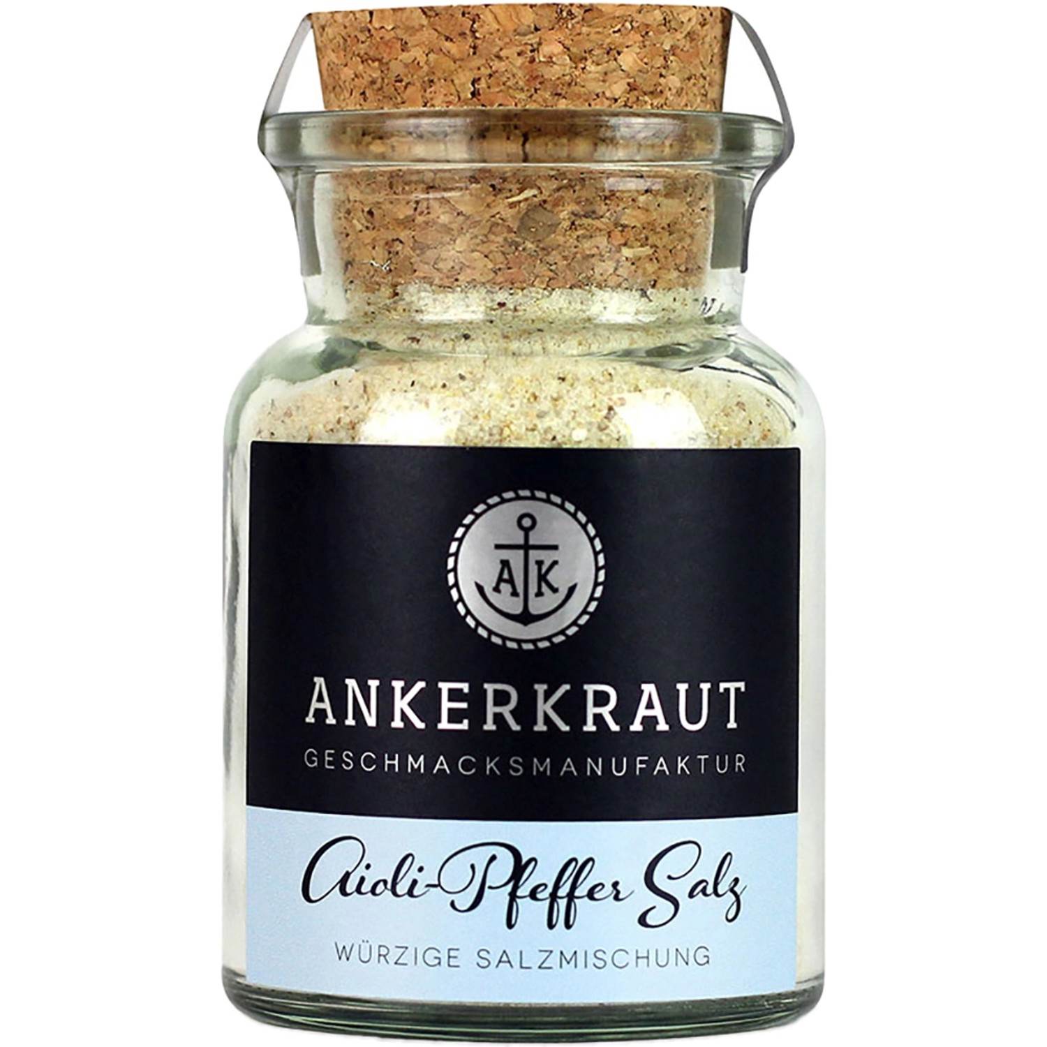 Ankerkraut Aioli-Pfeffer Salz im Korkglas 155g von Ankerkraut