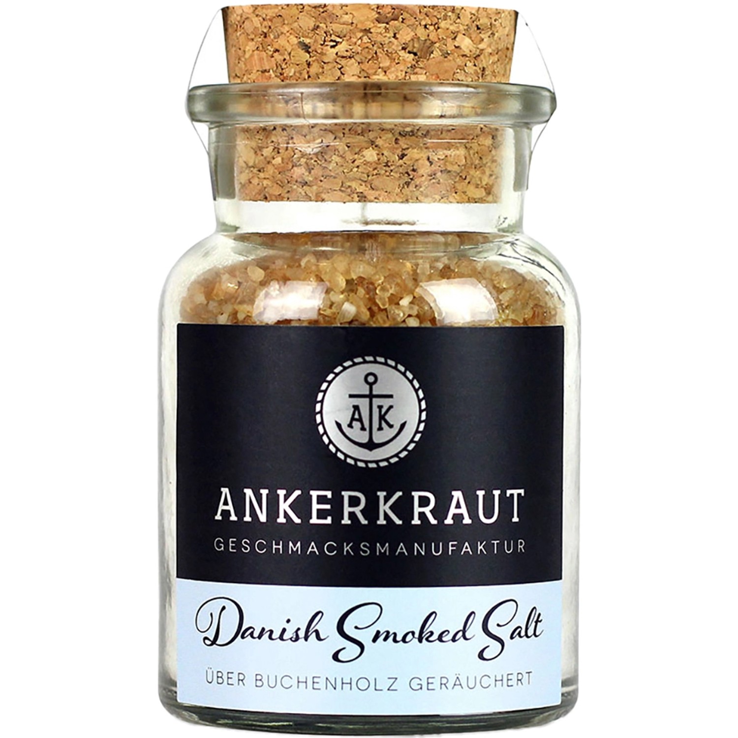 Ankerkraut Danish Smoked Salt im Korkglas 160g von Ankerkraut
