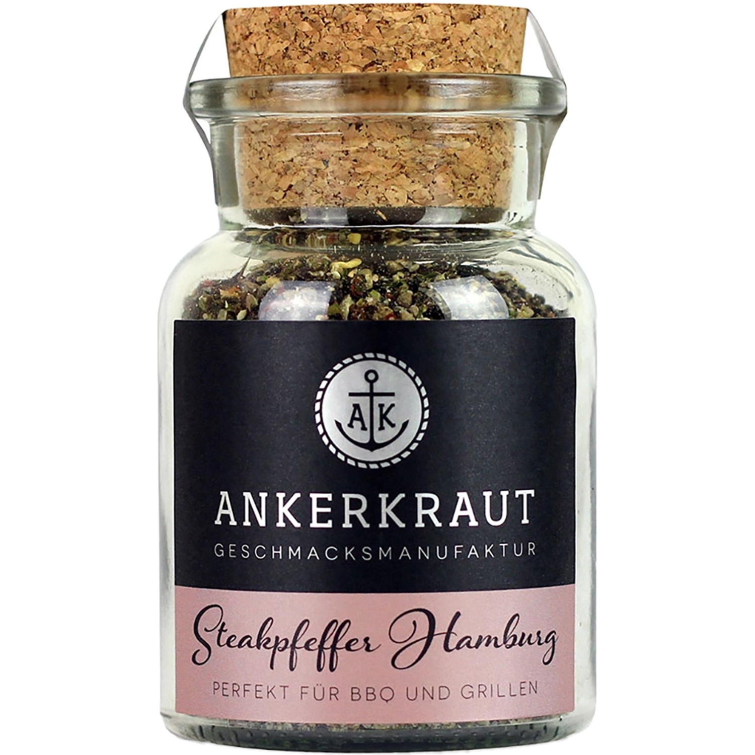 Ankerkraut Steakpfeffer Hamburg im Korkglas 80g von Ankerkraut