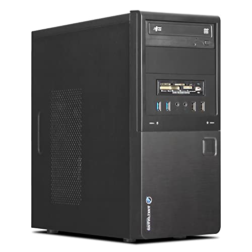 Ankermann Silent Office Business PC | Intel Core i5-4570 | 8GB RAM | 480GB SSD | 1TB HDD | Windows 10 | WLAN | MS Office 365 von Ankermann-PC