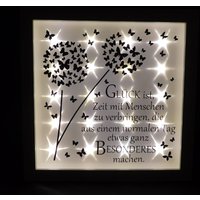 Leuchtrahmen, Beleuchteter Bilderrahmen " Glück Ist... ", Beleuchtung, Geschenk, Dekoration, Wohnaccessoires Leuchtrahmen, Beleuchteter Bilderrahmen " Glück Ist... ", Beleuchtung, Geschenk, Dekoration, Wohnaccessoires von AnkesHandmadeShop