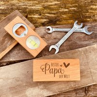 Flaschenöffner Aus Holz Mit Gravur | Geschenke Für Bierliebhaber Personalisierter Geschenk Zum Vatertag von AnkeskreativeSuite