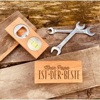 Flaschenöffner Aus Holz Mit Gravur | Geschenke Für Bierliebhaber Personalisierter Geschenk Zum Vatertag von AnkeskreativeSuite