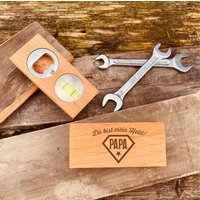 Flaschenöffner Aus Holz Mit Gravur | Geschenke Für Bierliebhaber Personalisierter Geschenk Zum Vatertag von AnkeskreativeSuite