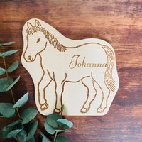 Frühstücksbrett Personalisiert Pferd Geschenk von AnkeskreativeSuite