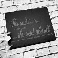 Gedenkplatte Für Grab | Steinplatte Mit Gravur Stein Grabschmuck Grabdekoration Aus Naturstein Schöner Trauerspruch Gedenkplatte Für Grab | Steinplatte Mit Gravur Stein Grabschmuck Grabdekoration Aus Naturstein Schöner Trauerspruch von AnkeskreativeSuite