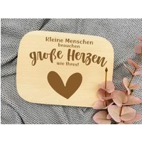 Lehrerin Lehrer Brett Frühstücksbrett Schneidebrett Geschenk Geburtstag Weihnachten Küche Abschied Schule Braun Schulwechsel Herz von AnkeskreativeSuite