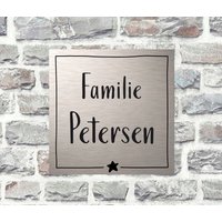 Personalisiertes Türschild | Individuelles Haustürschild Klingelschild in Verschiedenen Farben Ein Hingucker An Der Tür von AnkeskreativeSuite