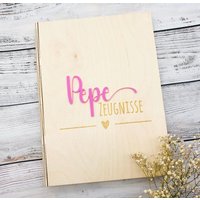 Zeugnismappe Personalisiert Aus Holz | Geschenk Zum Schulstart Zeugnisordner Mit Namen Einschulungsgeschenk Für Mädchen Und Jungen von AnkeskreativeSuite