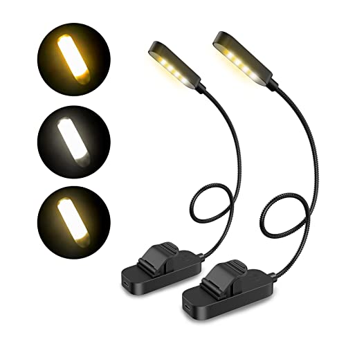 Ankilo Leselampe Buch Klemme, 360° Flexibel Buchlampe mit 8 LEDs, 3 Farbtemperatur Modi, Dimmbare Augenschutz Klemmlampe, USB Wiederaufladbare Buchlampe für Nachtlesen, Büro, eBook, Reisen Ankilo Leselampe Buch Klemme, 360° Flexibel Buchlampe mit 8 LEDs, 3 Farbtemperatur Modi, Dimmbare Augenschutz Klemmlampe, USB Wiederaufladbare Buchlampe für Nachtlesen, Büro, eBook, Reisen von Ankilo
