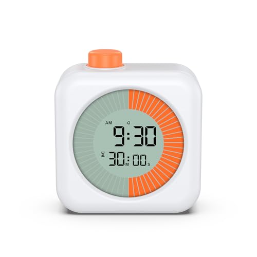 Ankilo Visueller Timer Digital, 3 in 1 Uhr und Alarmfunktion,Eieruhr Kinder,60-Minuten Countdown-Timer für Kinder, Kurzzeitwecker, für Zuhause, Küche, Badezimmer, Toilette, Schule,Weiß Ankilo Visueller Timer Digital, 3 in 1 Uhr und Alarmfunktion,Eieruhr Kinder,60-Minuten Countdown-Timer für Kinder, Kurzzeitwecker, für Zuhause, Küche, Badezimmer, Toilette, Schule,Weiß von Ankilo