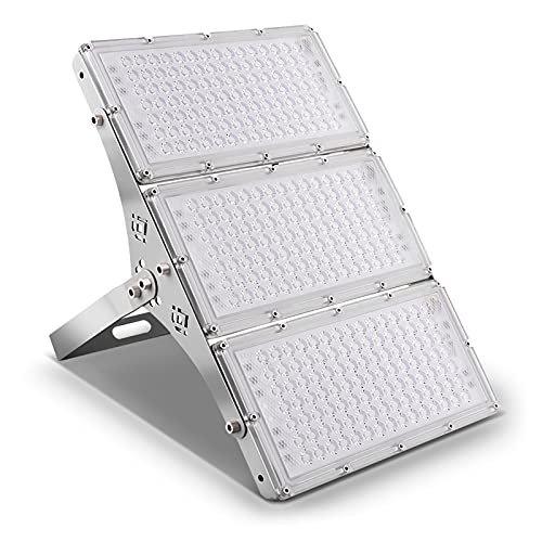 Ankishi 300W LED Strahler Außen, IP65 Wasserfest Fluter Superhell 6500K Kaltweiß Außenleuchte 30000LM Außenstrahler Flutlicht Scheinwerfer für Sportplatz Garage Garten Hinterhof von Ankishi