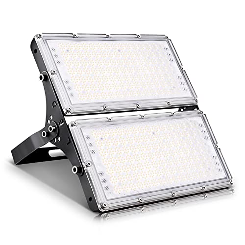 Ankishi LED Strahler, 200W LED Fluter, 3000K Warmweiß Superhell 20000LM LED Scheiwerfer, IP65 Wasserfest Aussenstrahler Flutlicht LED Scheiwerfer für Hinterhof, Auffahrt, Türen, Garage, Flur, Garten von Ankishi