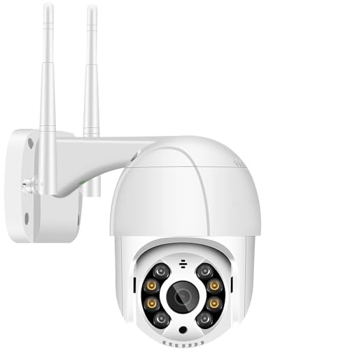 Anksono 2MP Überwachungskamera Aussen WLAN, 350°/90° Schwenkbar PTZ Outdoor WLAN IP Kamera Überwachung Außen, WiFi Camera mit Automatische Verfolgung, Nachtsicht in Farbe, 2-Wege Audio, IP66 Anksono 2MP Überwachungskamera Aussen WLAN, 350°/90° Schwenkbar PTZ Outdoor WLAN IP Kamera Überwachung Außen, WiFi Camera mit Automatische Verfolgung, Nachtsicht in Farbe, 2-Wege Audio, IP66 von Anksono