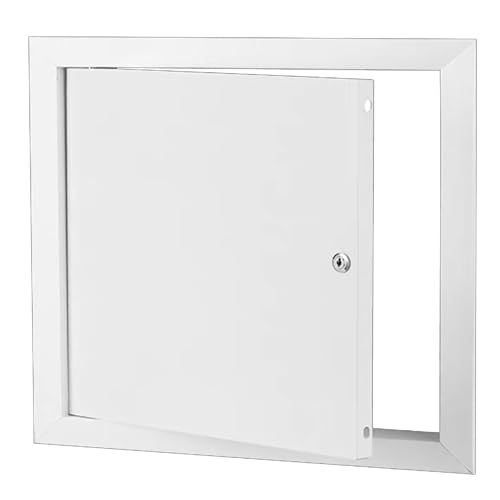 Abschließbare Zugangsplatte aus Stahl, verstärkte Metall-Zugangsplatte – Trockenbaudecke/Dachbodentür – löst zerbrechliche Paneele (45,7–45,7 cm) von Ankuce