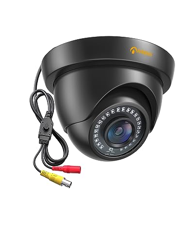 Anlapus HD 1080P Outdoor Dome Überwachungskamera 4-in-1 Kamera mit OSD Menü, 20M IR Nachtsicht, Unterstützt CVI/TVI/AHD/960H, Schwarz von Anlapus