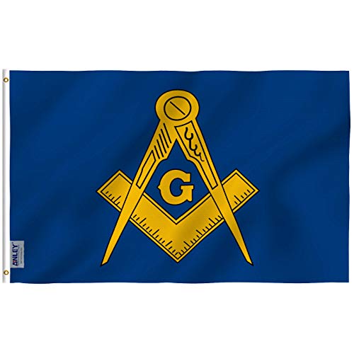 Anley Fly Breeze 3x5 Fuß Freimaurer-Flagge - Lebendige Farbe und UV-beständig - Leinwand Kopfzeile und doppelt genäht - Kostenlose Freimaurer-Flaggen Polyester mit Messingösen Anley Fly Breeze 3x5 Fuß Freimaurer-Flagge - Lebendige Farbe und UV-beständig - Leinwand Kopfzeile und doppelt genäht - Kostenlose Freimaurer-Flaggen Polyester mit Messingösen von Anley