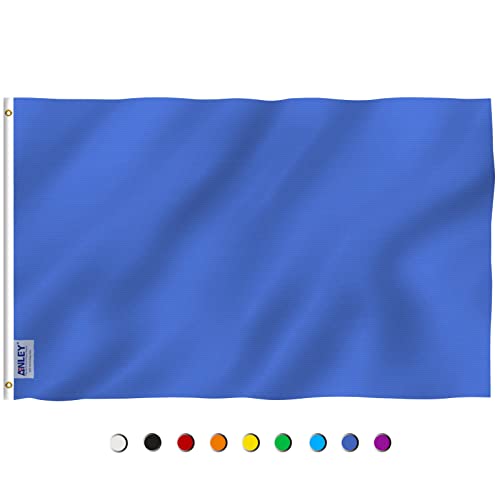 Anley Fly Breeze 3x5 Fuß Solid Blue Flag - Lebendige Farbe und UV-beständig - Canvas Header und doppelt genäht - Einfarbig Blue Flags Polyester mit Messingösen 3 x 5 Ft Anley Fly Breeze 3x5 Fuß Solid Blue Flag - Lebendige Farbe und UV-beständig - Canvas Header und doppelt genäht - Einfarbig Blue Flags Polyester mit Messingösen 3 x 5 Ft von Anley