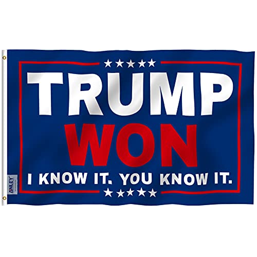 Anley Fly Breeze 3x5 Fuß Trump Won I Know It You Know It Flag - Canvas-Header und Doppelnähte - Stützende Trump Flags Polyester mit Messingösen 3 x 5 Ft Anley Fly Breeze 3x5 Fuß Trump Won I Know It You Know It Flag - Canvas-Header und Doppelnähte - Stützende Trump Flags Polyester mit Messingösen 3 x 5 Ft von Anley