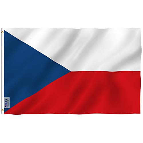 Anley Fliegenbrise 3x5 Fuß Tschechische Flagge - Lebendige Farbe und UV-beständig - Leinwand Kopf- und Doppelnaht - Tschechische Nationalflaggen Polyester mit Messingösen 3 X 5 Ft Anley Fliegenbrise 3x5 Fuß Tschechische Flagge - Lebendige Farbe und UV-beständig - Leinwand Kopf- und Doppelnaht - Tschechische Nationalflaggen Polyester mit Messingösen 3 X 5 Ft von Anley