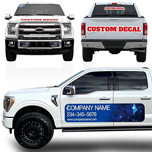 Anley Individueller Autoaufkleber - personalisierte Bild-Vinyl-Aufkleber für Auto-Stoßstange, Fahrzeug-Windschutzscheibe und mehr - DIY-Farben Logo Schriftarten – konturgeschnittene individuelle Form Anley Individueller Autoaufkleber - personalisierte Bild-Vinyl-Aufkleber für Auto-Stoßstange, Fahrzeug-Windschutzscheibe und mehr - DIY-Farben Logo Schriftarten – konturgeschnittene individuelle Form von Anley
