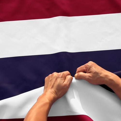 Anley Rip-Proof Double Sided 3-Ply Thailand Flag 3x5 Foot - Vivid Color, Canvas Header and Wrinkle Resistant - The Strongest, Longest Lasting Thai National Flags 3 X 5 Ft Anley Rip-Proof Double Sided 3-Ply Thailand Flag 3x5 Foot - Vivid Color, Canvas Header and Wrinkle Resistant - The Strongest, Longest Lasting Thai National Flags 3 X 5 Ft von Anley