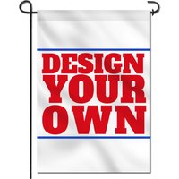 Benutzerdefinierte Gartenfahnen 18 X 12, 5 Zoll - Doppelseitig Personalisiertes Geschenk, Yard Display Porch Decor Event Banner Print Bild Logo Text von AnleyShop
