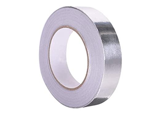 Aluminium klebeband Anlising 30mm*50m Aluminiumband aluminiumband selbstklebend Hitzebeständig Aluminiumklebebänder Aluminium Klebeband zum Abdichten oder Dämmen 1 Rolle in silber von Anlising