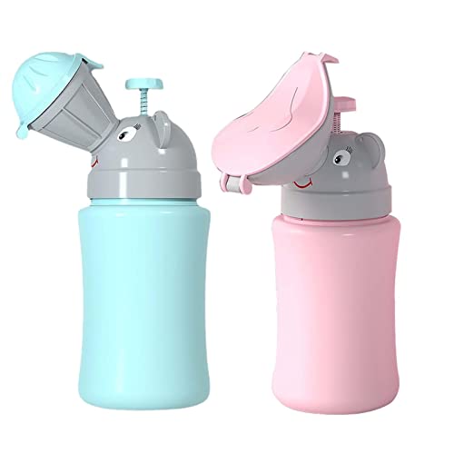 2Pack Tragbares Baby-Kind-Töpfchen Urinal Notfalltoilette Kinder-Reisetöpfchen Auto-Pinkelflasche für Kinder -Pinkeltraining Becher Für Camping Auto Reisen von Anloximt