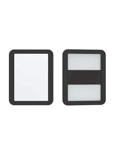 Anloximt 2Pack Magnetischer Schließfachspiegel Magnetischer Schließfachspiegel Echtglas Kleine magnetische Spiegel für Schließfach Magnetischer Spiegel für Schulschließfach Badezimmer Kühlschrank von Anloximt