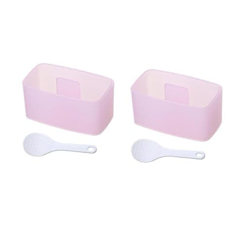 Anloximt 2Pack Musubi-Presse, Musubi-Maker-Presse mit kleinem Reispaddel, Onigiri-Formpresse, rechteckige Sushi-Maker-Form, hawaiianisches Musubi-Herstellungsset für Heimwerken von Anloximt