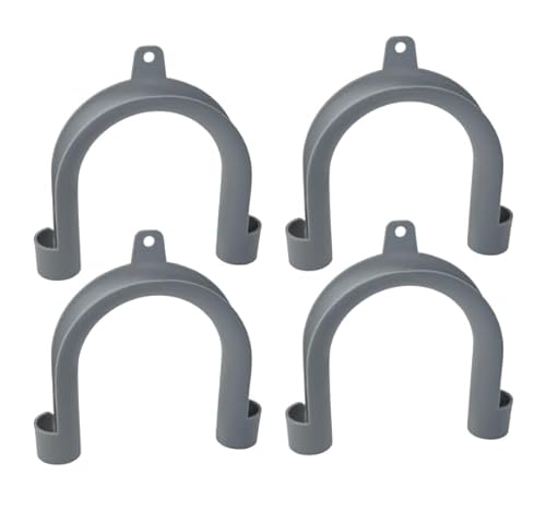 Anloximt 4Pack U Form Waschmaschine Abflussschlauch Haken Abflussschlauch Haken Halter Abflussschlauch Führung U Form Geschirrspüler Abflussschlauch Klemme Für Waschmaschine von Anloximt